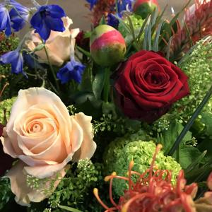 boeket rozen verjaardag - bloemen gullegem- bloemenmarkt-bloemenmartkt 